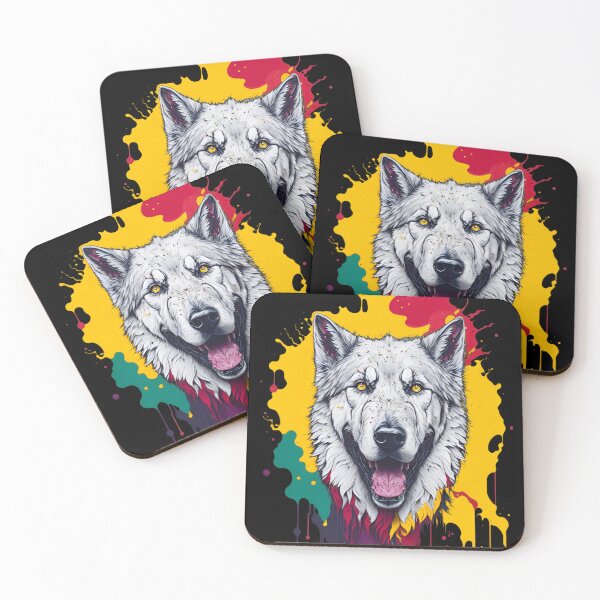 Item preview, Wolf, Wolfhound, American Wolfhound, Splash designed and sold by Scribble-Design.