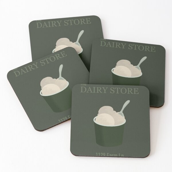 Item preview, The Dairy Store Print designed and sold by mistickerco.