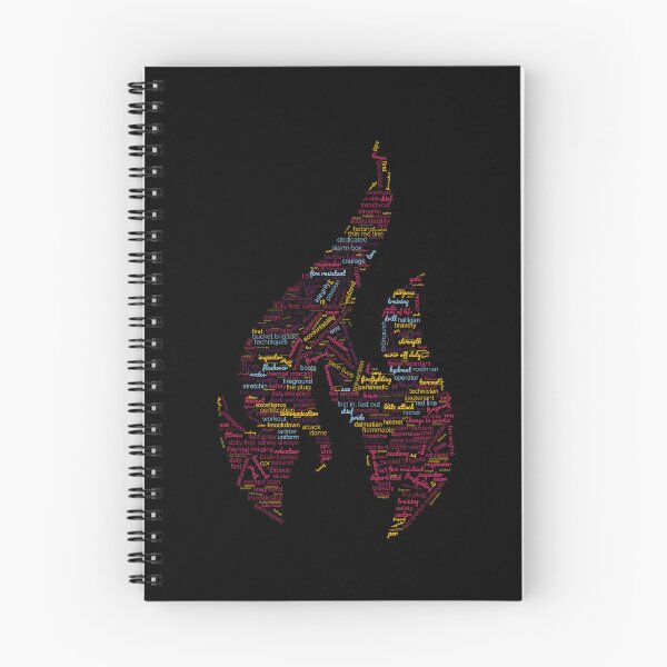 Item preview, Cool Firefighter Flame Word Art Idea for fireman lover of jargon slang sayings designed and sold by Thinline Fire Police EMS.