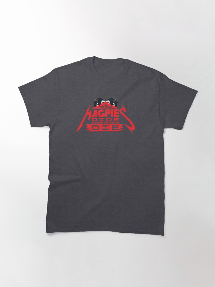 Thumbnail 2 of 7, Classic T-Shirt, with the four MAGPIES ride designed and sold by Paul & Dustin.