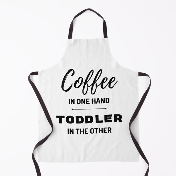 Item preview, Coffee in one hand, Toddler in the other - BLACK designed and sold by caffeinekind.