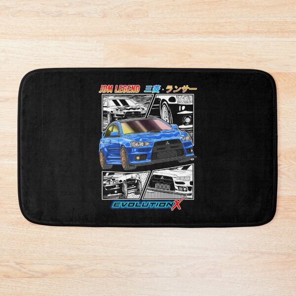 Item preview, JDM Blue Mitsubishi Lancer Evolution 10 Drifting designed and sold by JDM Guyvit.