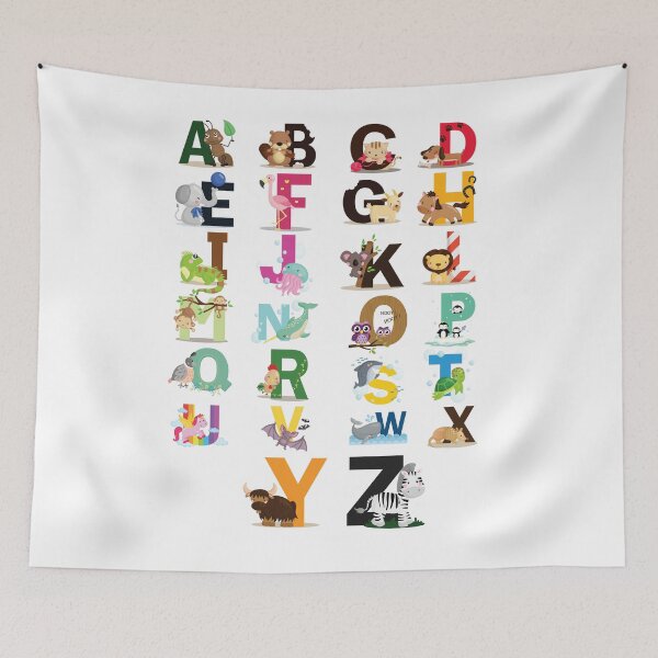 Item preview, Zoo Animal Alphabet Shirt ABCs Learning for boys and girls designed and sold by 0allthing.
