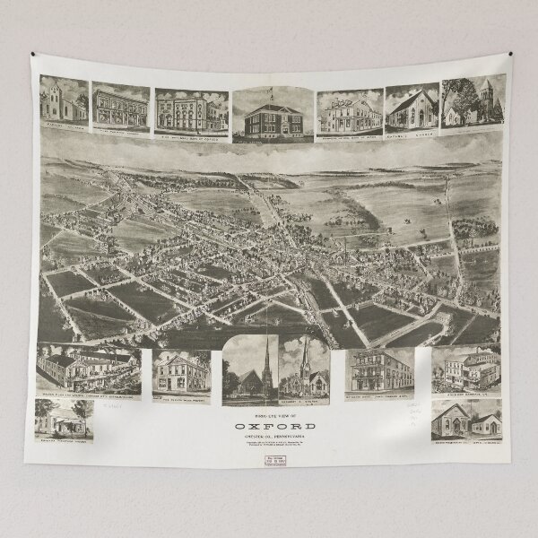 Item preview, Oxford, Pennsylvania (1907) designed and sold by allhistory.