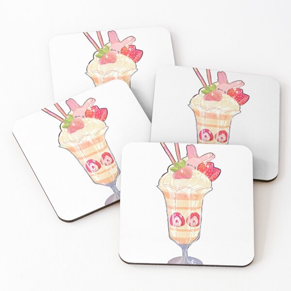 Item preview, Strawberry bunny parfait designed and sold by violeteale.