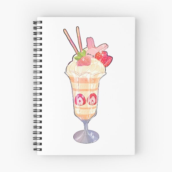 Item preview, Strawberry bunny parfait designed and sold by violeteale.