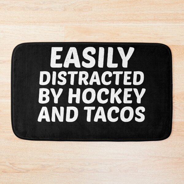 Item preview, Easily Distracted by Hockey and Tacos  Child  designed and sold by Mariano ⭐⭐⭐⭐⭐.