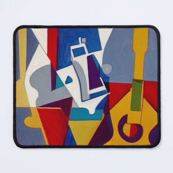 Item preview, Cubist Still Life With Guitar No. 1 designed and sold by kissuquick.