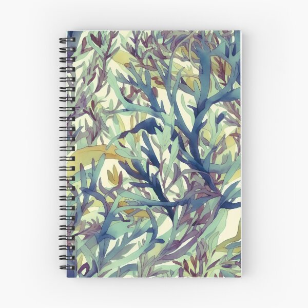 Item preview, Kelp forest watercolour pattern designed and sold by AiBroughtToLife.