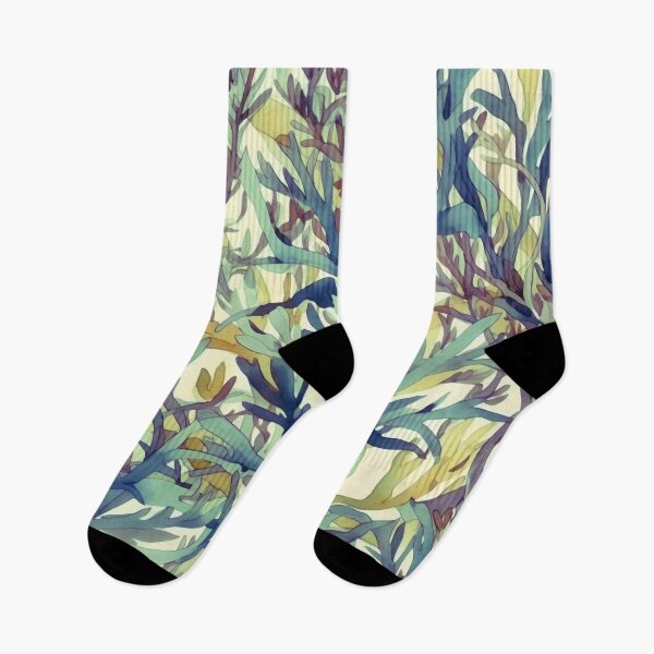 Item preview, Kelp forest watercolour pattern designed and sold by AiBroughtToLife.