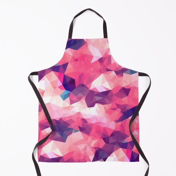 Item preview, Pink fluffy clouds polygon pattern designed and sold by AiBroughtToLife.