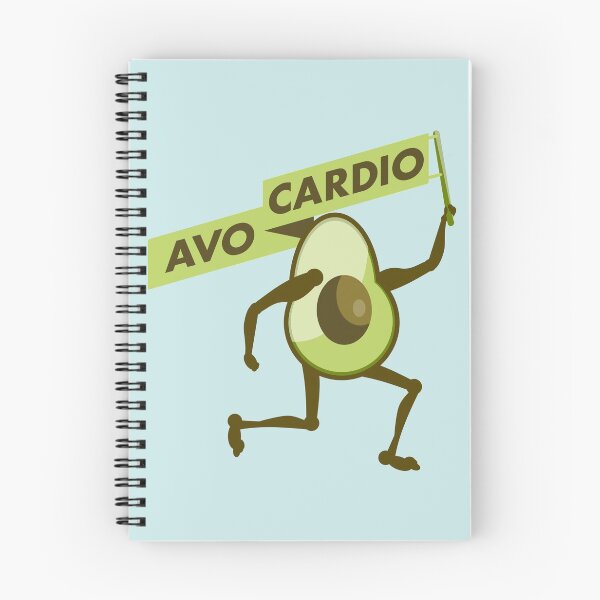 Item preview, AVO-CARDIO funny avocardo running designed and sold by piedaydesigns.
