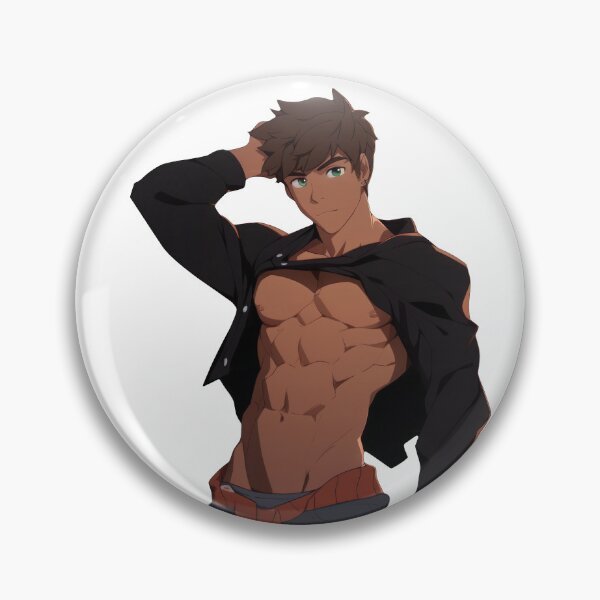 Item preview, Shirtless Jacket Boy designed and sold by HotAnimeBoys.