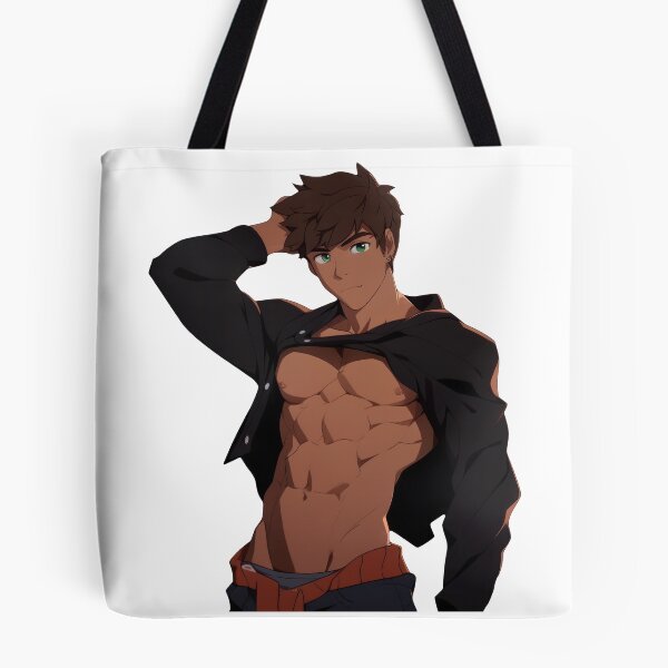 Item preview, Shirtless Jacket Boy designed and sold by HotAnimeBoys.