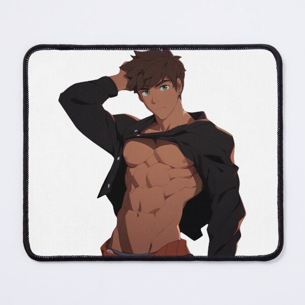 Item preview, Shirtless Jacket Boy designed and sold by HotAnimeBoys.