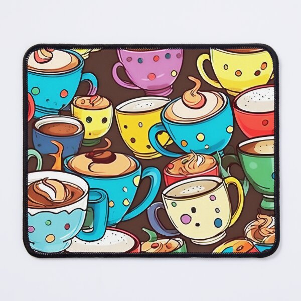 Item preview, Wake me up coffee cup pattern designed and sold by AiBroughtToLife.