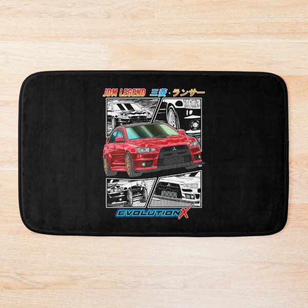 Item preview, JDM Red Mitsubishi Lancer Evolution 10 Drifting designed and sold by JDM Guyvit.