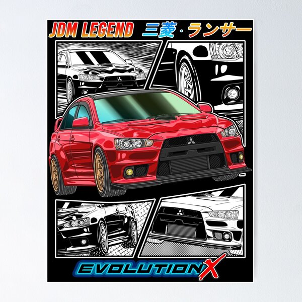 ランサーエボリューションポスター (I - X) 61OyP2zHynL._AC_UF350,