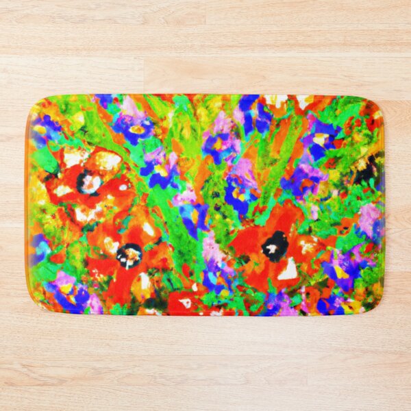 Item preview, "The Orange Flowers" Cute Painting. Buy Now designed and sold by Health And Fitness Posts e-Store.