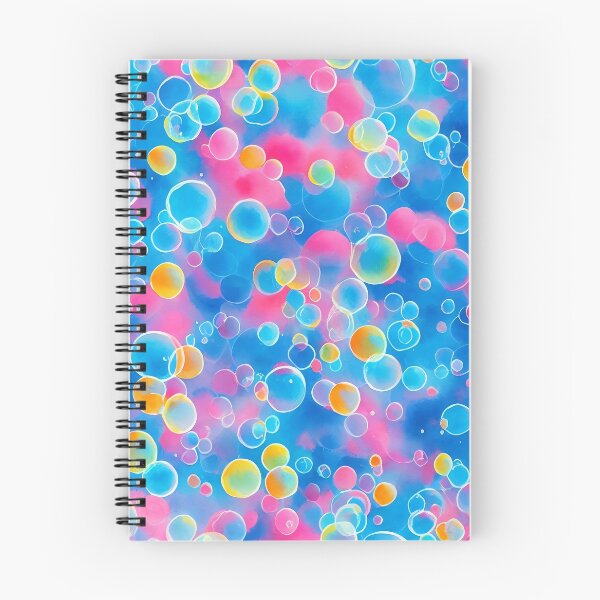 Item preview, Colorful Bubbles Seamless Pattern, Pastel Aesthetics designed and sold by Girly-Universe.