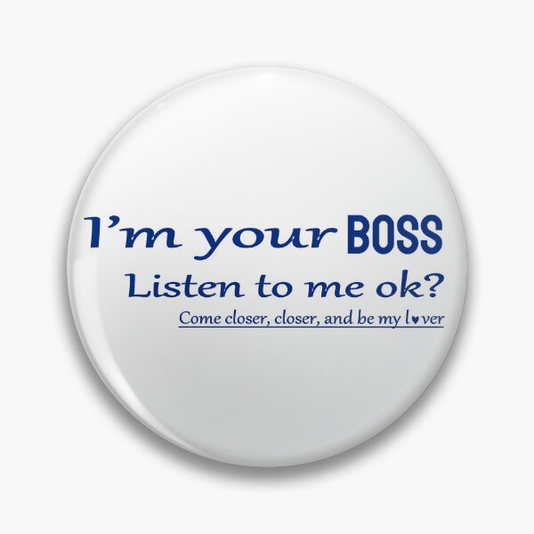 Item preview, I'm your BOSS | BLUE designed and sold by CatiaCosta.