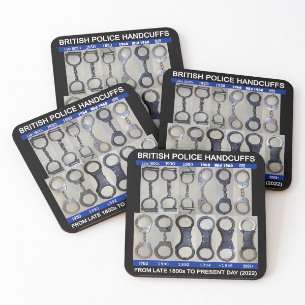 Item preview, British Police Handcuffs History v2 designed and sold by The IT Guy.