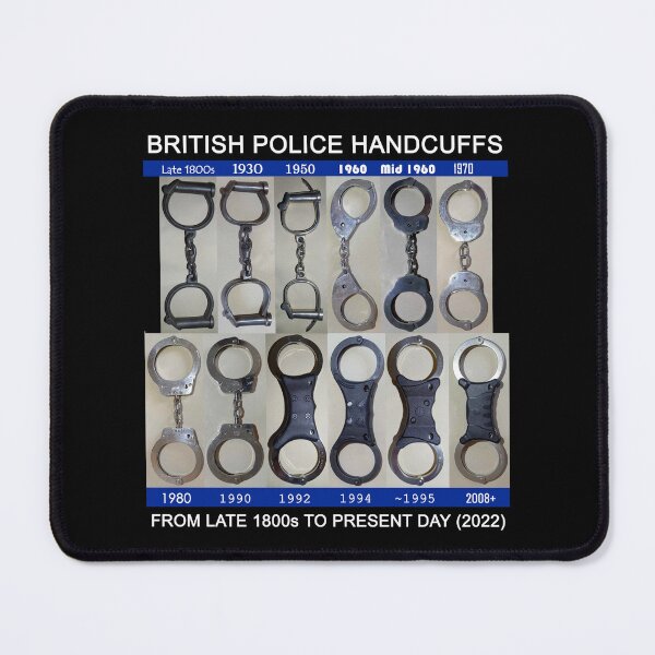 Item preview, British Police Handcuffs History v2 designed and sold by The IT Guy.