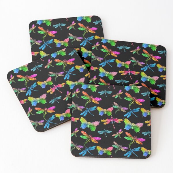 Item preview, butterflies and dragonflies - seamless pattern designed and sold by AspectArtWorks.