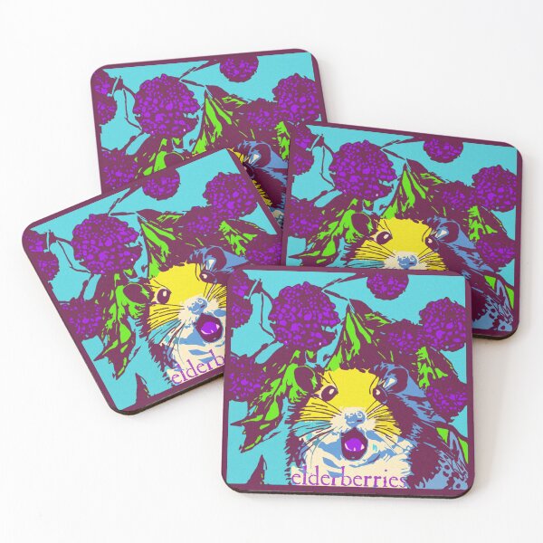 Item preview, Hamster and elderberries designed and sold by katemargoli.