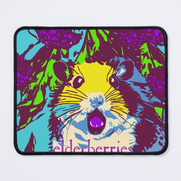 Item preview, Hamster and elderberries designed and sold by katemargoli.