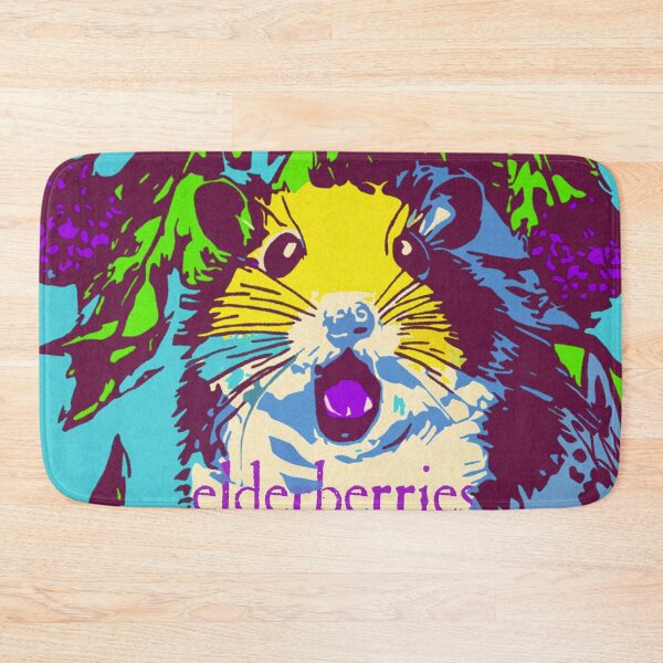 Item preview, Hamster and elderberries designed and sold by katemargoli.