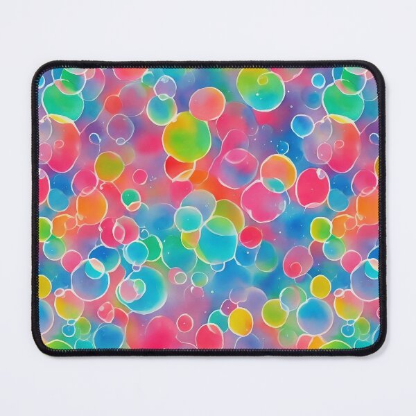 Item preview, Colorful Bubbles Seamless Pattern designed and sold by Girly-Universe.
