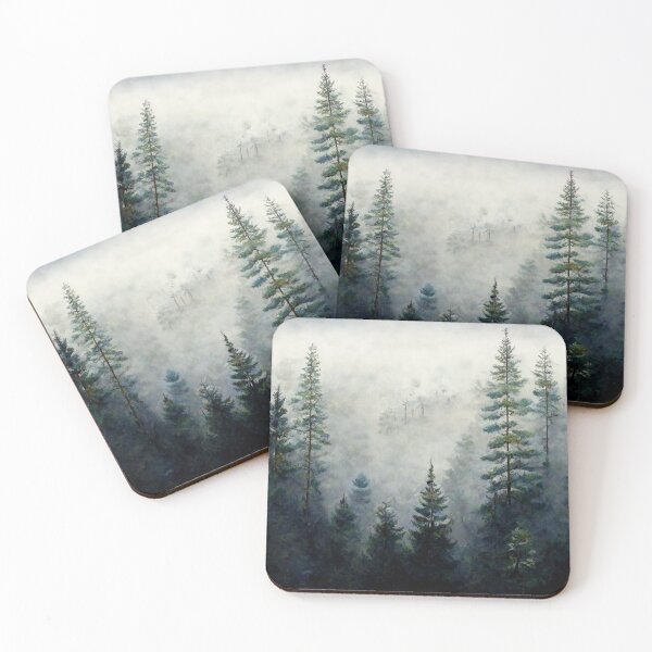 Item preview, Misty Forest Muted Color Design designed and sold by Aelbrn.