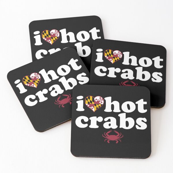 Item preview, I Love Hot Crabs designed and sold by TeeArcade84.