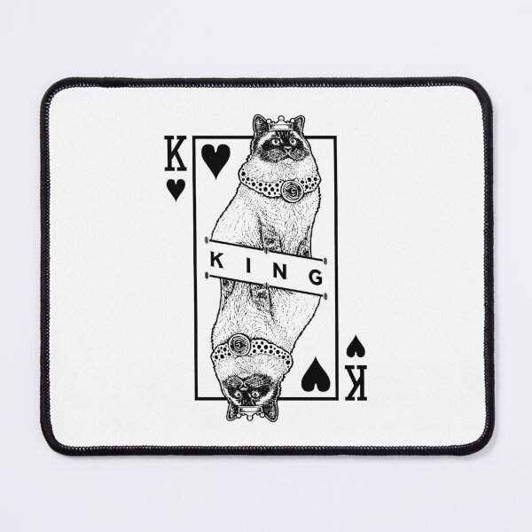 Item preview, Sacred Birman Cat Lover King Of Hearts Funny Pop Art designed and sold by GrandeDuc.