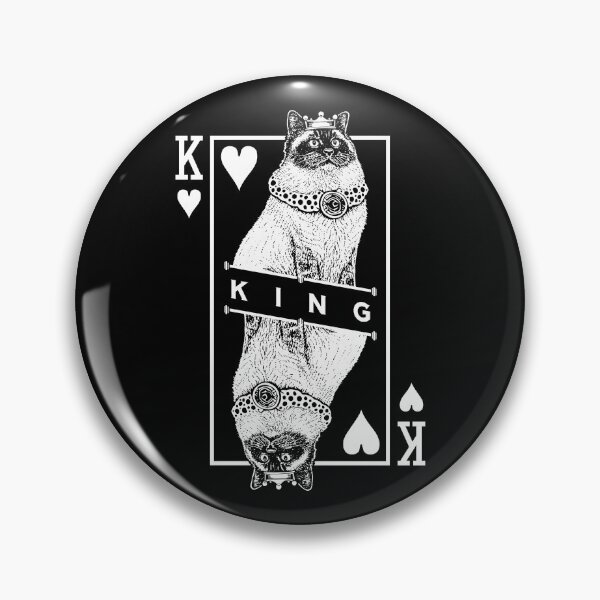 Item preview, Sacred Birman Cat Lover King Of Hearts Funny Pop Art designed and sold by GrandeDuc.
