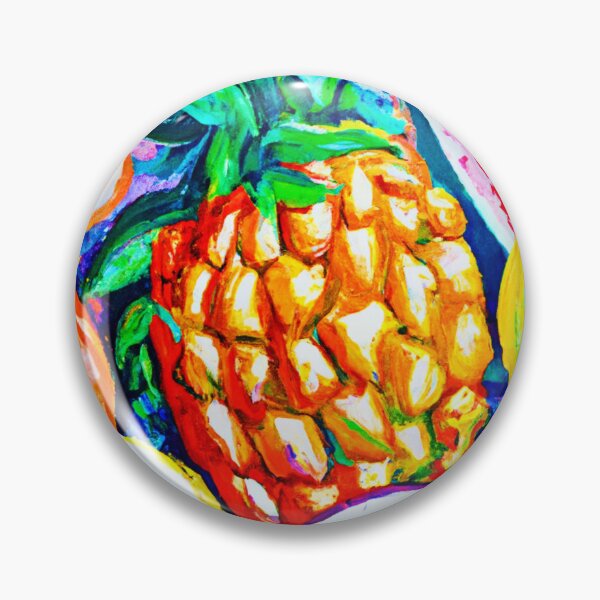 Item preview, " Pineapple Orange Banana Fruits" Cute Art. Buy Now  designed and sold by Health And Fitness Posts e-Store.