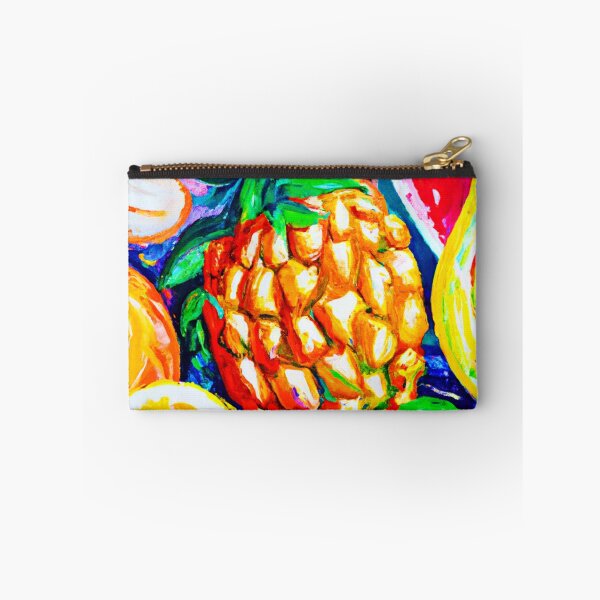Item preview, " Pineapple Orange Banana Fruits" Cute Art. Buy Now  designed and sold by Health And Fitness Posts e-Store.