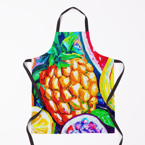 Item preview, " Pineapple Orange Banana Fruits" Cute Art. Buy Now  designed and sold by Health And Fitness Posts e-Store.