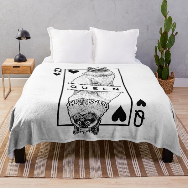Item preview, Sacred Birman Cat Lover Queen Of Hearts Funny Pop Art designed and sold by GrandeDuc.