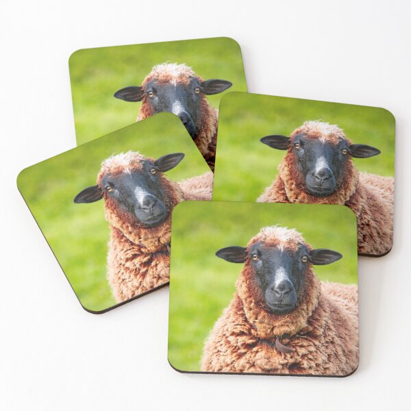 Item preview, Cute sheep, farm animals, outdoors on green field. designed and sold by AylaHarbich.