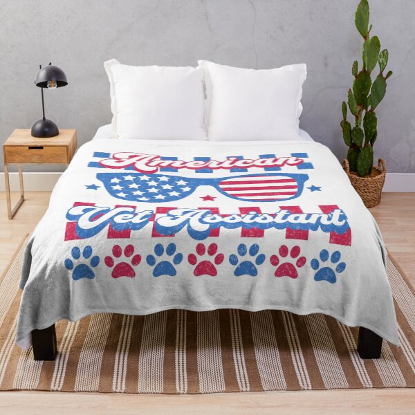 Item preview, Veterinarian Assistant - Patriotic American designed and sold by TheBeesForYou.