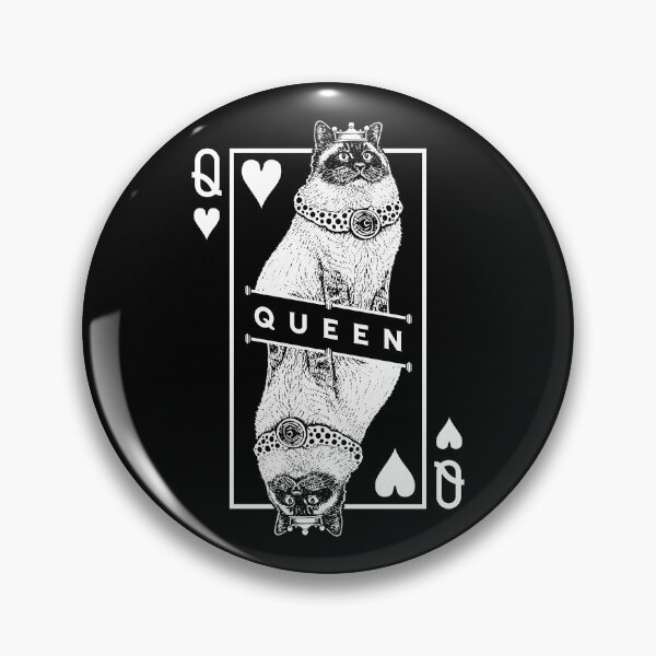 Item preview, Sacred Birman Cat Lover Queen Of Hearts Funny Pop Art designed and sold by GrandeDuc.