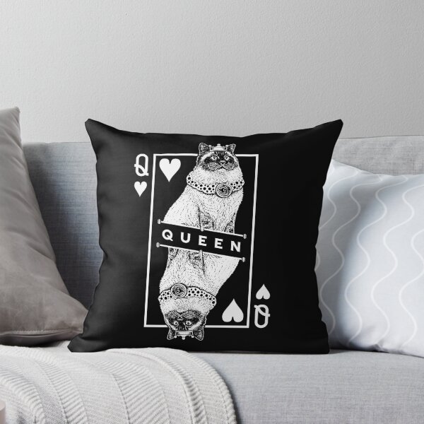 Item preview, Sacred Birman Cat Lover Queen Of Hearts Funny Pop Art designed and sold by GrandeDuc.