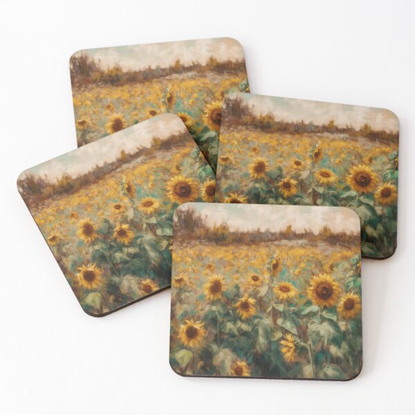 Item preview, Sunflower Field Impressionism Design designed and sold by Aelbrn.