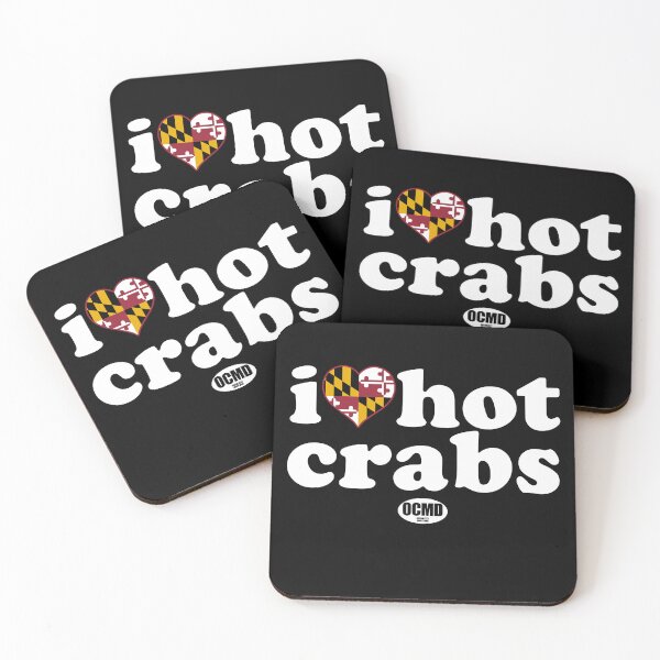 Item preview, I Love Hot Crabs, Ocean City, Maryland designed and sold by TeeArcade84.