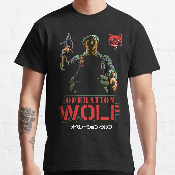 Artikel-Vorschau von Operation Wolf Retro Vintage Arcade-Spiel, designt und verkauft von Jorditarrats.