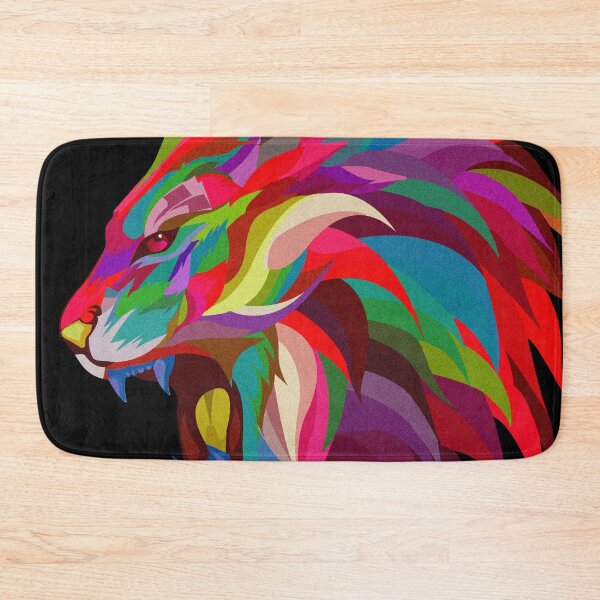 Item preview, Vibrant Color Lion Face Design designed and sold by deepakrode7.