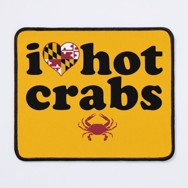 Item preview, I Love Hot Crabs designed and sold by TeeArcade84.