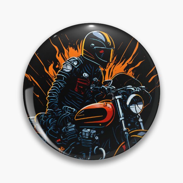 Item preview, Men riding a classic motorcyle designed and sold by msys.